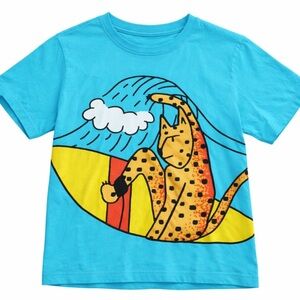 Bento Jaguar surfing tee blue